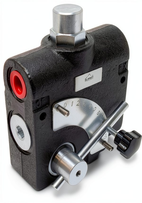 Hydraulic Adjustable Flow Valve Summit Hydraulics 0-30 GPM #12 SAE-0