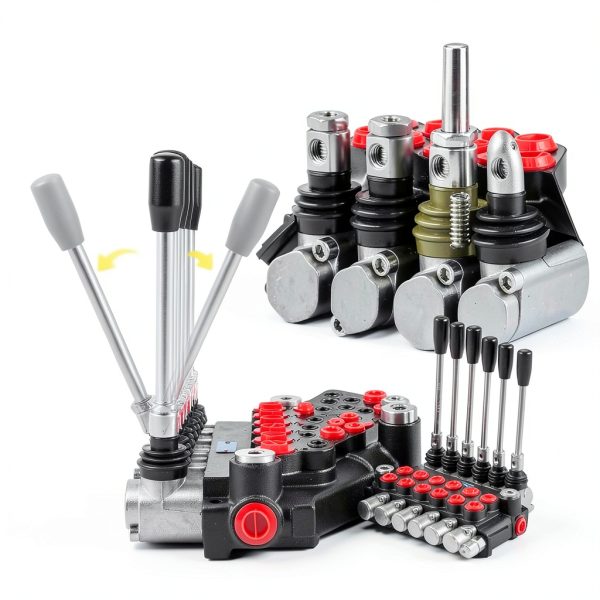 Hydraulic Directional Control Valve VEVOR 6-Spool 11 GPM 3600 PSI-3
