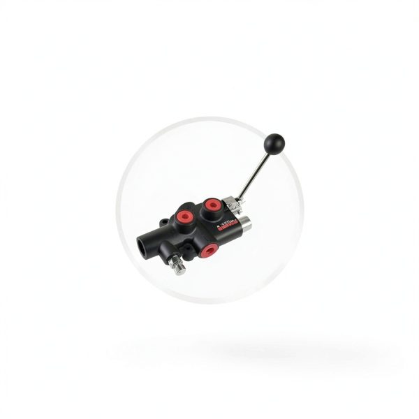 RYFT 25GPM Auto Control Detent Valve, Heavy Duty Hydraulic Log Splitter Valve, Auto Return Detent Lever Handle, Durable Cast Iron Body, with 1/2" Work Port, 3500 PSI Used for Various Log Splitters-5