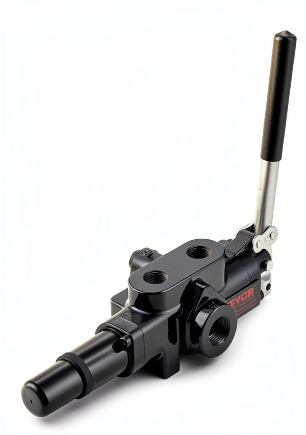 VEVOR Hydraulic Log Splitter Valve 1 Spool, 25 GPM Hydraulic Directional Control Valve, 3626PSI Hydraulic Loader Valve, Hydraulic Joystick Control Valve for Small Tractors, Loaders, Log Splitter-4