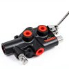 RYFT 25GPM Auto Control Detent Valve, Heavy Duty Hydraulic Log Splitter Valve, Auto Return Detent Lever Handle, Durable Cast Iron Body, with 1/2" Work Port, 3500 PSI Used for Various Log Splitters-3