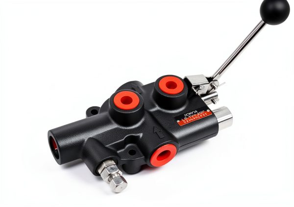 RYFT 25GPM Auto Control Detent Valve, Heavy Duty Hydraulic Log Splitter Valve, Auto Return Detent Lever Handle, Durable Cast Iron Body, with 1/2" Work Port, 3500 PSI Used for Various Log Splitters-3