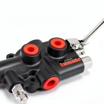 RYFT 25GPM Auto Control Detent Valve, Heavy Duty Hydraulic Log Splitter Valve, Auto Return Detent Lever Handle, Durable Cast Iron Body, with 1/2" Work Port, 3500 PSI Used for Various Log Splitters-0