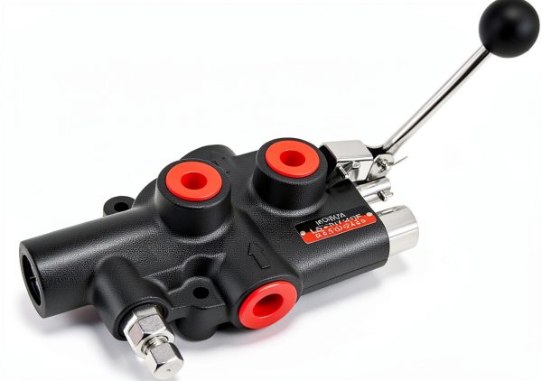 RYFT 25GPM Auto Control Detent Valve, Heavy Duty Hydraulic Log Splitter Valve, Auto Return Detent Lever Handle, Durable Cast Iron Body, with 1/2" Work Port, 3500 PSI Used for Various Log Splitters-0