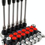 Hydraulic Directional Control Valve VEVOR 6-Spool 11 GPM 3600 PSI-0