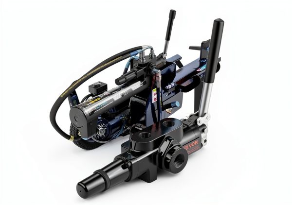 VEVOR Hydraulic Log Splitter Valve 1 Spool, 25 GPM Hydraulic Directional Control Valve, 3626PSI Hydraulic Loader Valve, Hydraulic Joystick Control Valve for Small Tractors, Loaders, Log Splitter-1