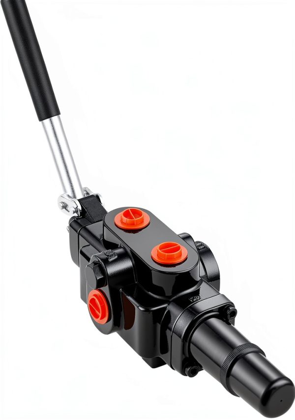 VEVOR Hydraulic Log Splitter Valve 1 Spool, 25 GPM Hydraulic Directional Control Valve, 3626PSI Hydraulic Loader Valve, Hydraulic Joystick Control Valve for Small Tractors, Loaders, Log Splitter-0