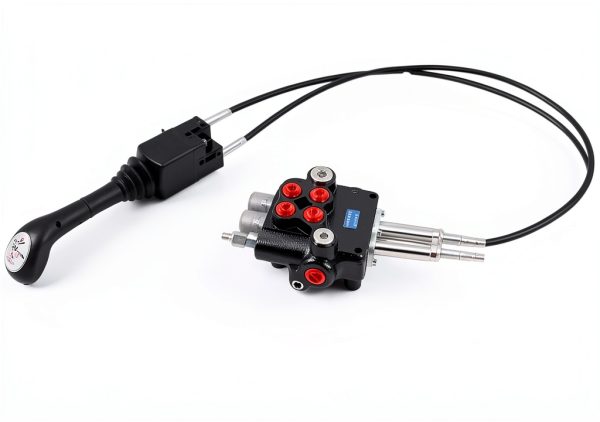 Solarhome Hydraulic Control Valve Kit – 2‑Spool 80 LPM, Brass, Black-0